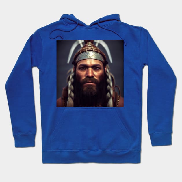 Viking Raider Hoodie by Grassroots Green